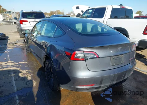 2023 Tesla Model 3 Performance Dual Motor All-Wheel Drive from USA, damaged, VIN 5YJ3E1EC0PF488692